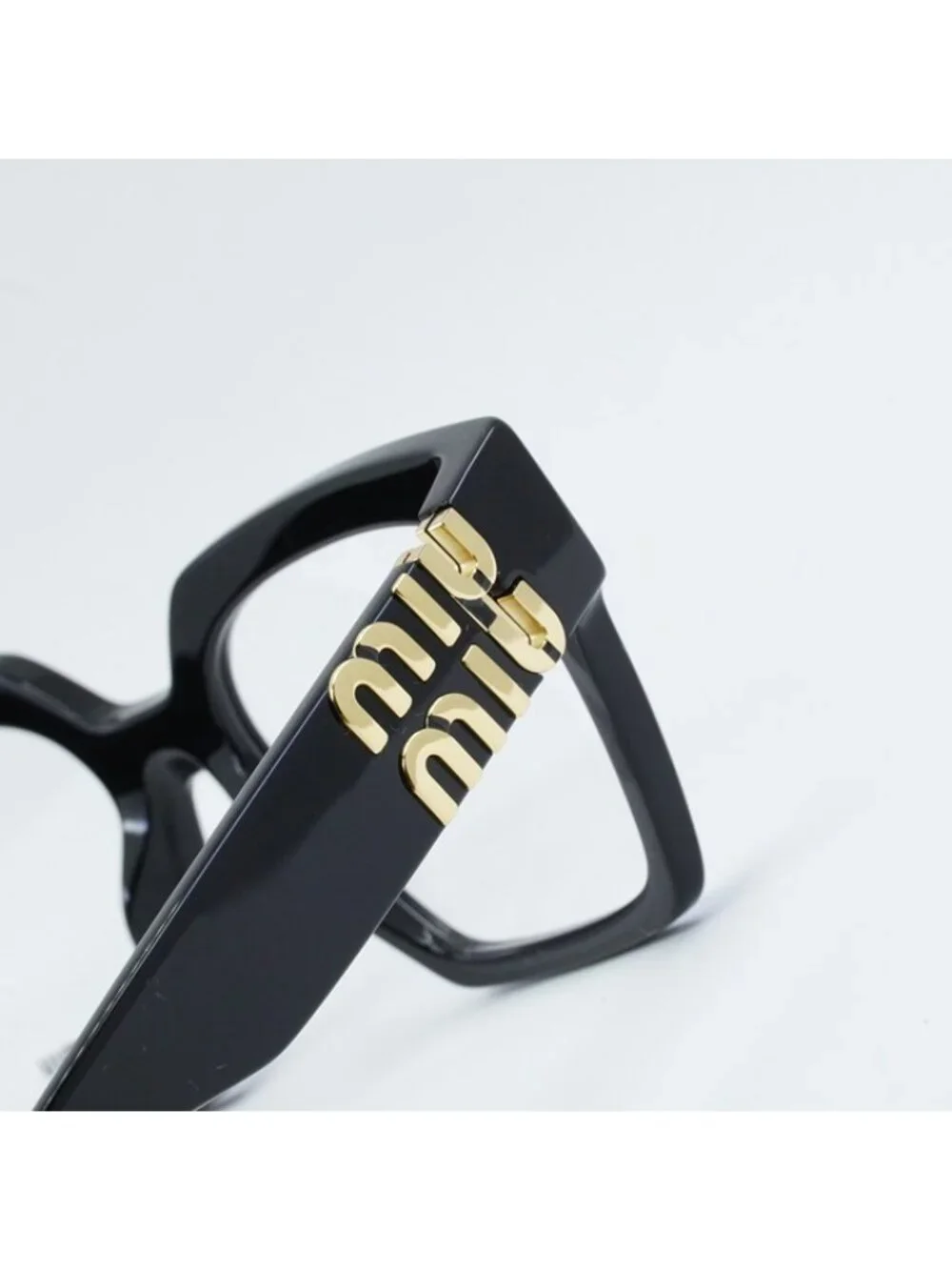 Miu Miu MU04UV 1AB1O1 Eyeglasses Black 52mm Square Frame